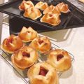 シナモンティー☆'s cooksnap of when they made 幸せになれる❤まるごと苺パン.