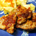 rikoe's cooksnap of when they made ご飯が進む☆豚肉の梅てり焼き.