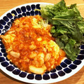 seagrape's cooksnap of when they made トマトと卵のとろりんエビチリ.