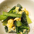 Ｔａｅやん's cooksnap of when they made 簡単、時短！小松菜と卵のマヨポン炒め.