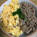 petokko's cooksnap of when they made すぐできる♪簡単☆そぼろ丼◡̈⋆*.