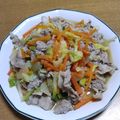 55才のおじさん's cooksnap of when they made 豚肉とキャベツの簡単味噌炒め.
