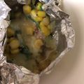 H♡S's cooksnap of when they made 鮭のホイル焼きマヨチーズ味☆話題入り☆.