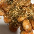 チビねこ12's cooksnap of when they made ガーリックシュリンププレート♪.