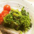 ぱんぷきんキッチン's cooksnap of when they made 簡単♡菜の花のにんにく炒め.