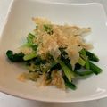 geranium♪'s cooksnap of when they made ピリッと大人の小松菜のおひたし.