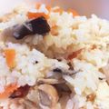 mogumogu5's cooksnap of when they made 【シンプル♪】きのこと鶏肉の炊き込みご飯.