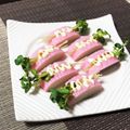 misatona's cooksnap of when they made カイワレとかまぼこの簡単おつまみ.