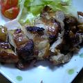 なみち～'s cooksnap of when they made グリルで簡単！鶏モモ肉の焦がし醤油焼き.