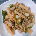 しばちゃそ's cooksnap of when they made 長いもオクラの豚ポンさっぱり炒め♡.