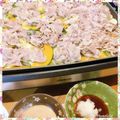 nakamucchi's cooksnap of when they made 蒸しシャブシャブ（ホットプレート）.
