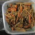 クック2RYJRP☆'s cooksnap of when they made 業務用スーパー 冷凍野菜使ってきんぴら.
