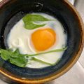 Naaaai's cooksnap of when they made レンジで１分！ほうれん草と卵のココット.