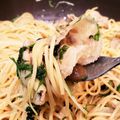 ゆるмαмα's cooksnap of when they made 簡単！豚こま＊きのこ＊水菜の和風パスタ.