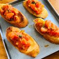 クックJ3IHQO☆'s cooksnap of when they made カリカリフランスパンに赤いトマト.