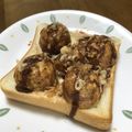 やうれいじー's cooksnap of when they made たこ焼きトースト(●･Θ･●)♡.