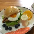 クックJ3IHQO☆'s cooksnap of when they made 【絶品】テリヤキ月見うさぎバーガー♪.