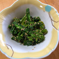 mame58's cooksnap of when they made 菜の花のごま油香るごま和え♪.