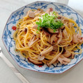 クックK7EYGK☆'s cooksnap of when they made 鶏、椎茸、しめじの和風パスタ.
