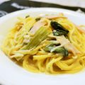 アイリッシュショコラ's cooksnap of when they made 今日はリメイク味噌汁がミルクスープスパに.