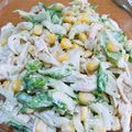 ライチ好き好き's cooksnap of when they made 筋取り不用☆セロリとコーンの胡麻味サラダ.