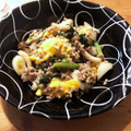 lalablife's cooksnap of when they made ほうれん草と挽肉のふわふわ卵味噌炒め.