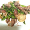 pepemoon's cooksnap of when they made ホタルイカと菜の花のオイスター炒め.