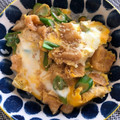 ばやし's cooksnap of when they made 簡単！油揚げとネギの京風卵とじ丼♡.