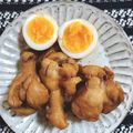 みここ＊'s cooksnap of when they made 手羽元と煮卵のピリッと甘辛さっぱりっ酢♪.