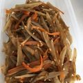 まゆげむし's cooksnap of when they made 新ごぼうとニンジンのピリ辛きんぴら.