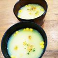 島猫。's cooksnap of when they made 栄養満点☆粒コーンスープにコーンフレーク.