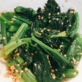 LUNAmama☆'s cooksnap of when they made ほうれん草 お浸し めんつゆ 定番 簡単.