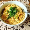 ♡ちょも♡'s cooksnap of when they made レンジでソース♪キムチチーズの贅沢パスタ.