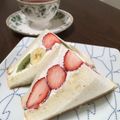 けにける's cooksnap of when they made いちごサンド.