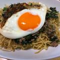 ビリー中毒's cooksnap of when they made 子供も大好き！ひき肉とニラの簡単まぜそば.