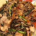みそな☆'s cooksnap of when they made 菜の花と厚揚げのチャプチェ風.