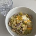 クックUXB9R2☆'s cooksnap of when they made 鶏むね肉とキャベツで！塩味親子丼♪.