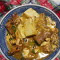 kumi4852's cooksnap of when they made 簡単過ぎる？鯖のみそ煮缶と豆腐の卵とじ丼.