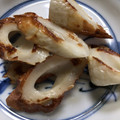 クックA6TVC0☆'s cooksnap of when they made ちくわのゴマ油炒め.