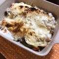 didiko's cooksnap of when they made レンジで簡単♪餃子の皮でミートラザニア☆.