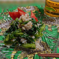 あきひゃ's cooksnap of when they made 菜の花とカニカマの中華風和え物.