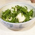 nana_tenjo's cooksnap of when they made 簡単☆水菜と豆腐のさっぱりサラダ.