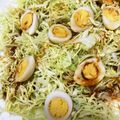 67luna's cooksnap of when they made きゃべつとうずら卵のサラダ.