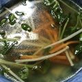 クックA6TVC0☆'s cooksnap of when they made 豆苗コンソメスープ.