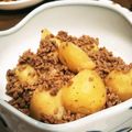 プラハの街並み's cooksnap of when they made ごはんが進む！そぼろあんかけで肉じゃが♪.