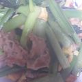 はらさわひでゆき's cooksnap of when they made 小松菜と豚肉卵炒め.