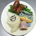 ☆ありか358☆'s cooksnap of when they made 妖怪ウォッチ ノガッパ 簡単キャラ弁.
