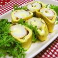 あわ雪りんご's cooksnap of when they made チーズちくわ in 玉子焼き.