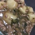 ゆちゃん212's cooksnap of when they made 包丁要らず簡単☆豚挽肉と里芋のこっくり餡.