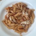Yokchina's cooksnap of when they made シチリアのアーモンドパスタ.
